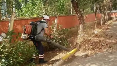 Körfez’de Okul Bahçeleri Temizlendi