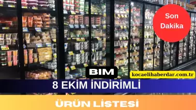 İnanılmaz Fırsatlar! BİM 8 Ekim 2024 Aktüel Ürünler Kataloğu Açıklandı