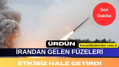 Ürdün, Hava Sahasına Giren İran Füzelerini Başarıyla Düşürdü!