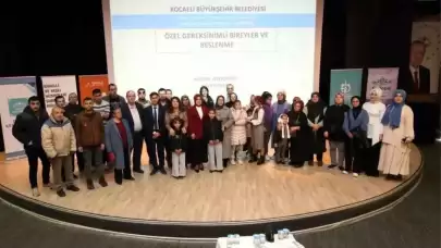 Kocaeli'de Özel Gereksinimli Bireyler ve Beslenme Konulu Eğitim Semineri! Engelli Bireylere Beslenme Eğitimi Verildi