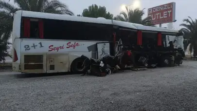 Denizli Sarayköy'de Feci Kaza!1 Ölü, 20 Yaralı