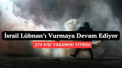 Lübnan'da Kanlı Saldırı: İsrail’in Saldırısında 21’i Çocuk 274 Kişi Hayatını Kaybetti