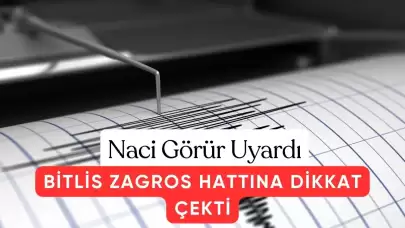 Deprem Uzmanı Naci Görür Uyardı: "Bitlis-Zagros Hattına Dikkat!"