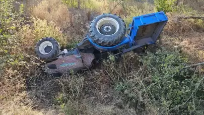 Bilecik'te Meydana Gelen Traktör Kazasında Şarampole Yuvarlanarak 1 Kişi Hayatını Kaybetti