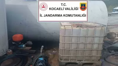 Kocaeli'de 25 Bin Litre Kaçak Akaryakıt Operasyonu Düzenlendi