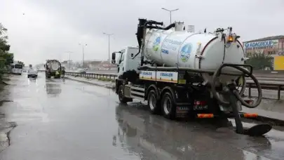 Sakarya'da şiddetli yağış etkisini sürdürüyor