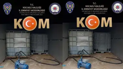 Kocaeli Kartepe'de 6 bin litre kaçak akaryakıt ele geçirildi