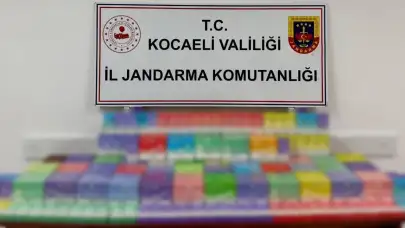 Kocaeli Gebze ilçesinde 400 elektronik sigara ele geçirildi