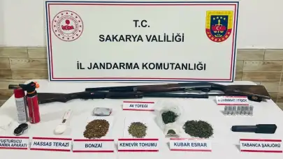 Sakarya'da jandarmadan uyuşturucu operasyonu: 2 tutuklama