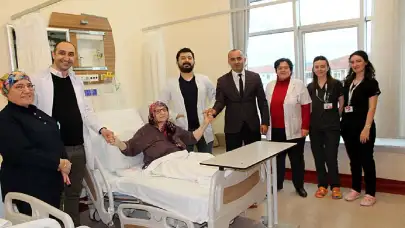 Safra kesesi delinen hasta şifayı Karasu'da buldu