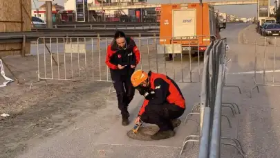 Kocaeli Kartepe'deki metan gazı AFAD tarafından incelendi