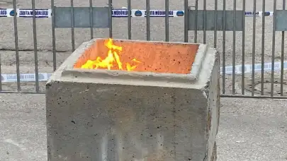 Yer altından çıkan gaz Kocaeli'de 6 gündür yanıyor