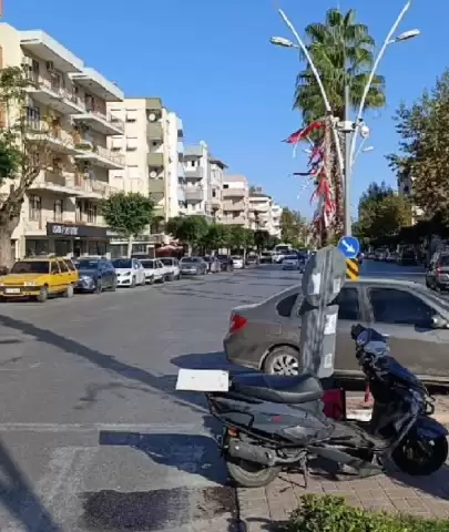 Antalya Manavgat’ta Trafik Kazası! Motosiklet ile Otomobil Çarpıştı