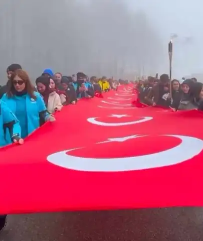 Düzce, Sarıkamış Şehitlerini andı: 110. Yıl Yürüyüşü düzenlendi