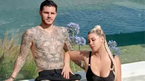 Wanda Nara, Mauro Icardi'yle banyodan çırılçıplak video paylaştı