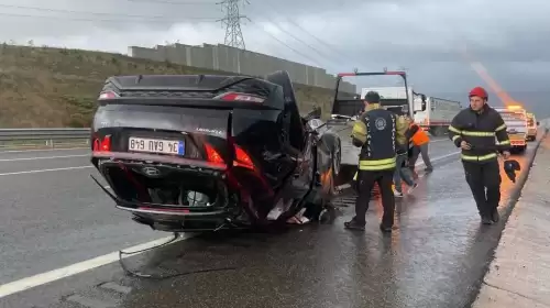 Kocaeli Körfez’de Cip Takla Attı: 4 Yaralı, 3’ü Yabancı Uyruklu