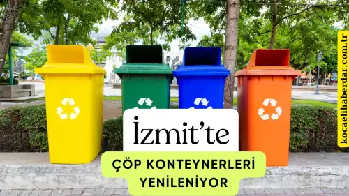 İzmit'te Çöp Konteynerleri Yenileniyor! Mahalle Sakinleri Derin Bir Nefes Alacak