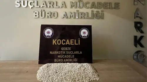 Başarılı Operasyon! Kocaeli’de 17 Bin Uyuşturucu Hap Ele Geçirildi