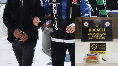 Kocaeli’de Uyuşturucu Tacirlerine Operasyon! 1 Kilo 824 Gram Uyuşturucu Ele Geçirildi