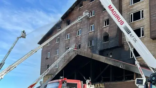 Bolu'daki Yangında Bakan açıklama yaptı: 66 ölü ve 51 yaralı var