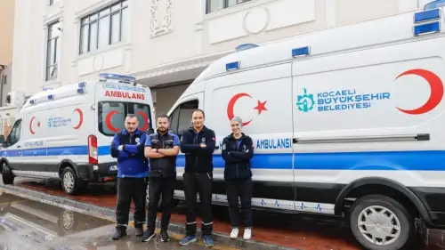 Kocaeli’de hasta nakil ambulans hizmetiyle 48 bin hastaya destek