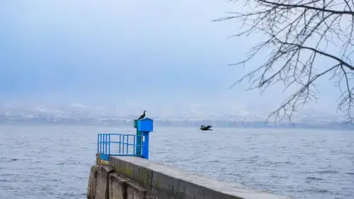 Sakarya Sapanca'da kar yağışı devam ediyor: Gölün su seviyesi yükseldi