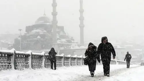 İstanbul'da kar alarmı: Soğuk hava dalgası kapıda