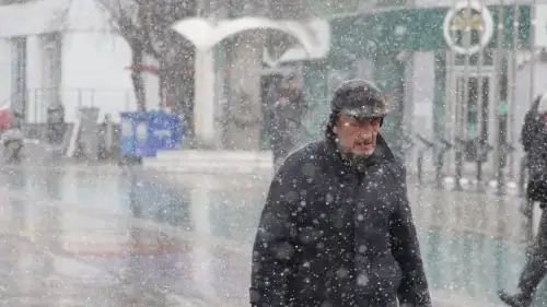 Bolu’da kar yağışı etkisini artırıyor: Trafikte aksamalar yaşandı