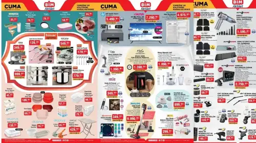 21 Şubat 2025 Bim aktüel ürün kataloğu yayınlandı: Küçük ev aletlerinden otomobil aksesuarlarına kadar dev indirim