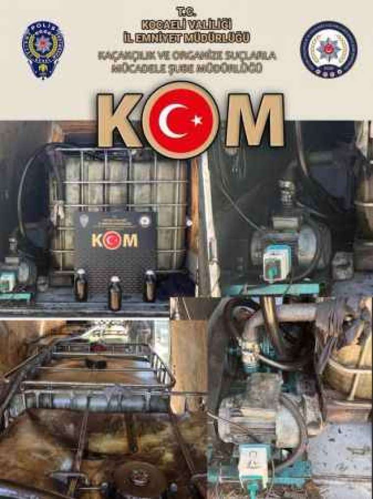 Kocaeli’de 3 bin 950 litre kaçak akaryakıt ele geçirildi 3