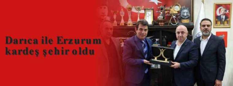 Darıca ile Erzurum kardeş şehir oldu 4