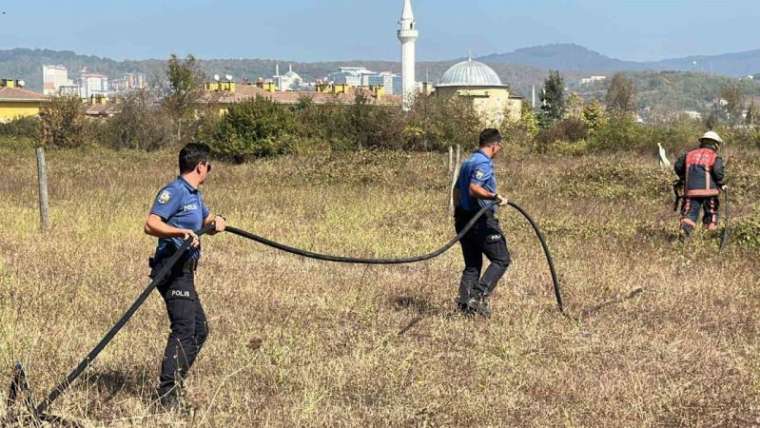 Düzce Haberleri: 10 Dönüm Arazi Küle Döndü 8