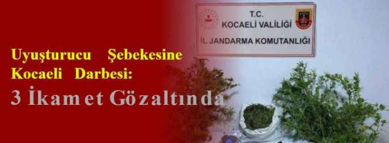 Uyuşturucu Şebekesine Kocaeli Darbesi: 3 İkamet Gözaltında. 3