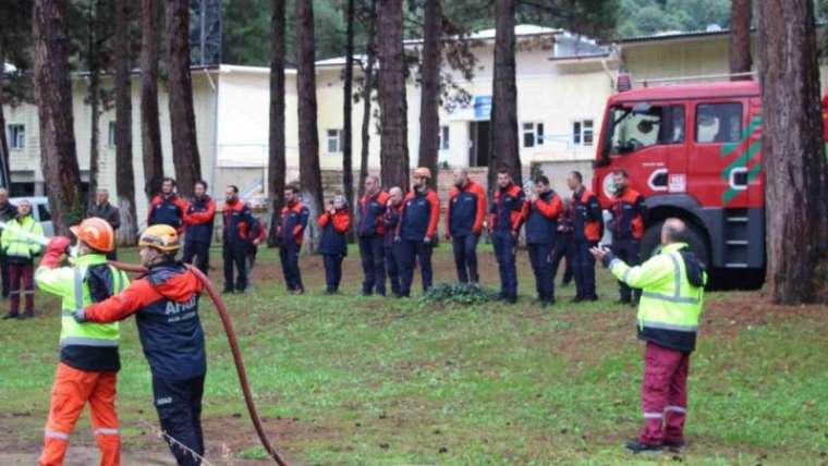 AFAD’dan Orman Yangınına Müdahale Tatbikatı! 2