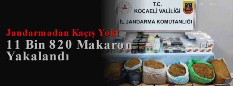 Jandarmadan Kaçış Yok! 11 Bin 820 Makaron Yakalandı 3