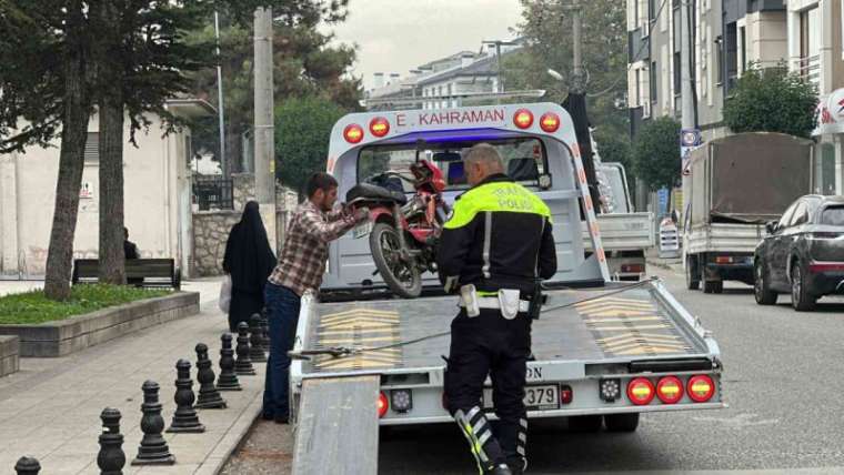 Motosiklet denetiminde ceza yağdı 4