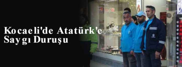 Kocaeli'de Atatürk'e Saygı Duruşu  11