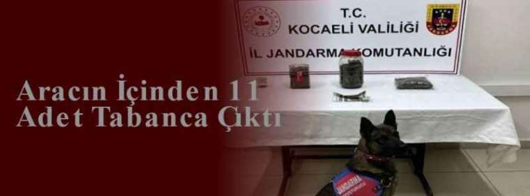 Aracın İçinden 11 Adet Tabanca Çıktı 3