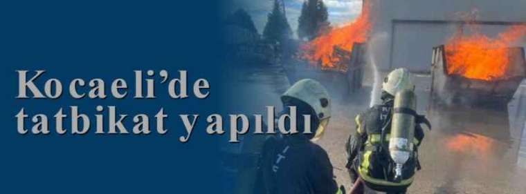 Kocaeli’de tatbikat yapıldı 8