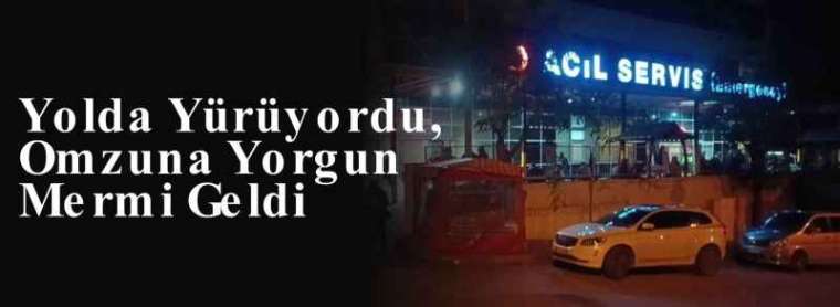 Yolda Yürüyordu, Omzuna Yorgun Mermi Geldi 3