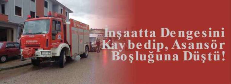 İnşaatta Dengesini Kaybedip, Asansör Boşluğuna Düştü! 7