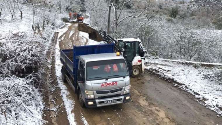  Kocaeli Büyükşehir A Takımının Kar Mesaisi 2