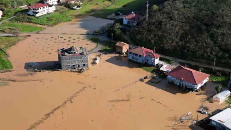 Sakarya Nehri taştı, tarım arazileri sular altında kaldı 1