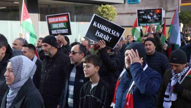 Sakarya'da Filistin'e Destek Yürüyüşü 6