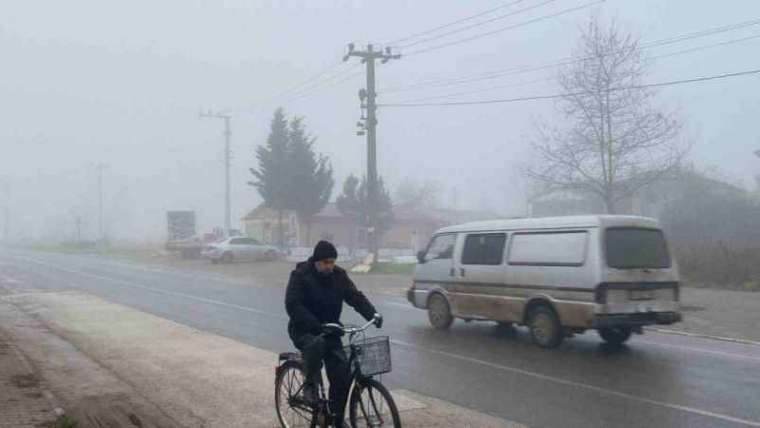 Düzce'de Yoğun Sis Etki Gösteriyor 1