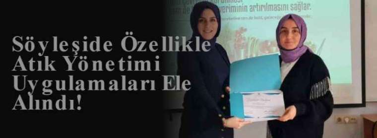 Söyleşide Özellikle Atık Yönetimi Uygulamaları Ele Alındı! 4