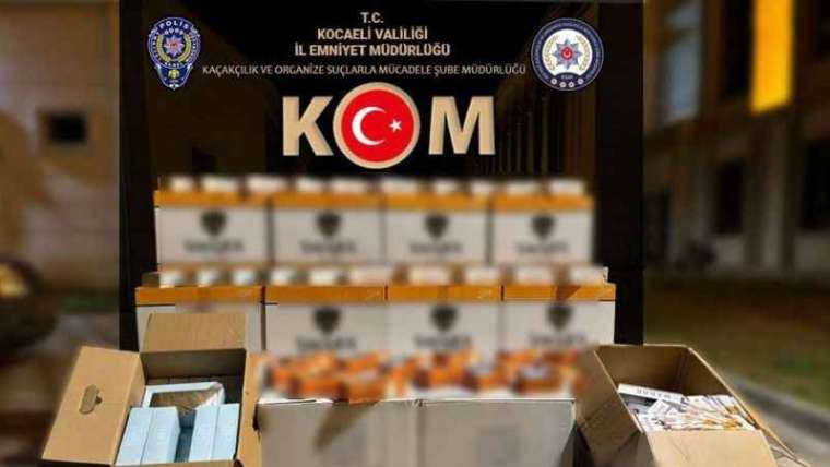 Kocaeli’de 470 bin Makaron Yakalandı 2