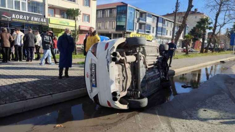 Motosiklete Çarpmamak İçin Manevra Yaptı Sonra... 5