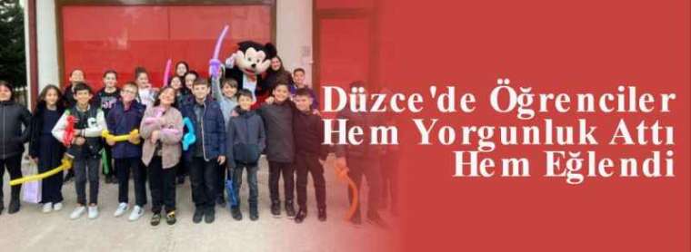 Düzce'de Öğrenciler Hem Yorgunluk Attı Hem Eğlendi 6