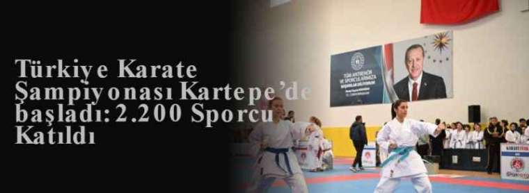 Türkiye Karate Şampiyonası Kartepe’de başladı: 2.200 Sporcu Katıldı 5